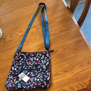 Vera Bradley Navy Floral Crossbody Bag